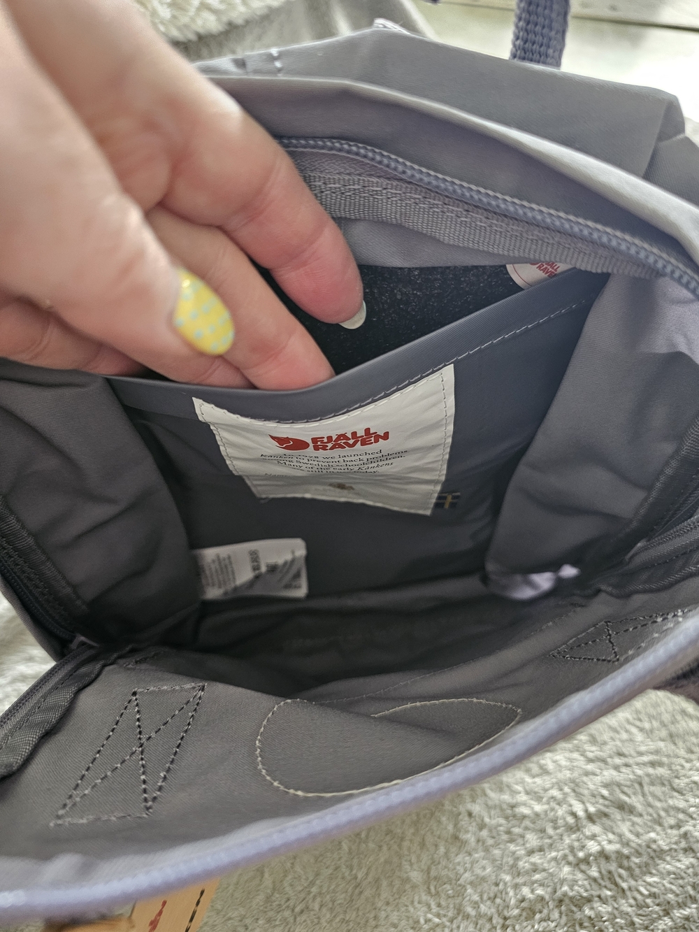Fjallraven Kånken Mini Backpack in gray - Picture 7 of 16